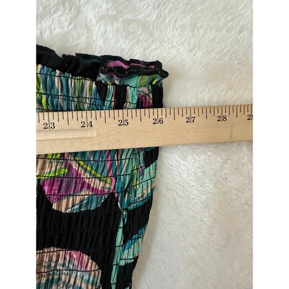 NWT Torrid Crepe Midi Smocked Coverup Jumpsuit Romper 5 5X - Picture 5 of 9